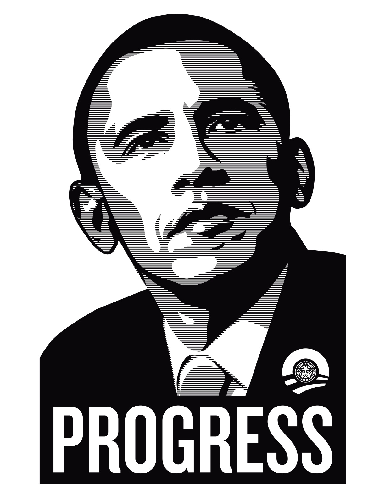obama poster style